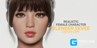 女性角色绑定3D模型 Joy Asian Female Rigged