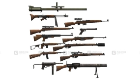 二战武器第二部 WW2 weapons Part 2 3D model-30