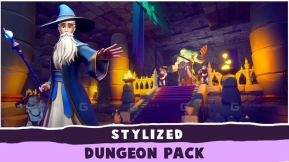 【UE】风格化地牢资源包  Stylized Dungeon Pack