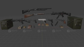 白日梦魇1998武器-10 - Weapons daymare 1998 3D model-10