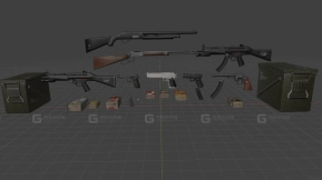 白日梦魇1998武器-10 - Weapons daymare 1998 3D model-10