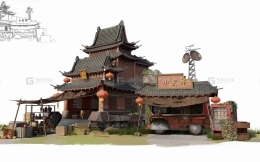 【blender全流程】三维辅助小场景制作（38P已完结）
