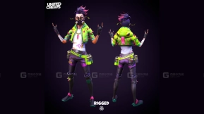 风格化毒女 Stylized Toxic Girl