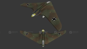飞翼式喷气战斗机  Flying Wing Jet Fighter