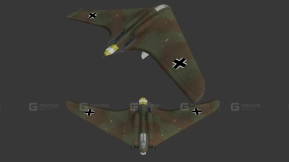 飞翼式喷气战斗机  Flying Wing Jet Fighter