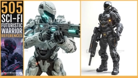 505 科幻未来机械战甲战士  505 Sci-fi Futuristic Warrior