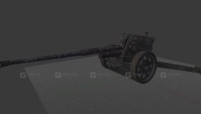 PaK 43反坦克炮3D模型-10 - pak43 3D model-10