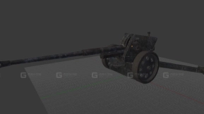 PaK 43反坦克炮3D模型-10 - pak43 3D model-10