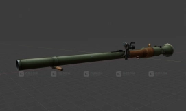 SPG-9火箭筒3D模型-3 - SPG-9 3D model-3