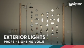 【UE】照明第五卷 - 室外灯光（Nanite与低多边形）  Lighting VOL.5 - Exterior Lights (Nanite and Low Poly)