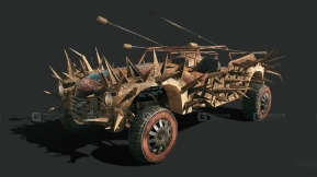 1953雪佛兰先进设计3100（人炮） - 1953 Chevrolet Advance-Design 3100 (Mancannon) 3D model-84