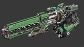 电磁轨道炮 - Rail Gun 3D model-8