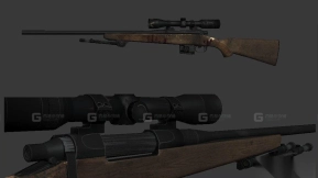 猎枪-54 - Hunting Rifle 3D model-54