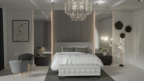 场景 - 现代奢华卧室室内设计  Scene- Modern Luxury Bedroom Interior