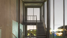 场景-建筑内楼梯 - Scene- Staircase In A Building
