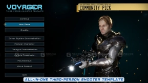 【UE】第三人称射击游戏模板  Voyager Third Person Shooter Template v2