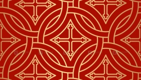 中国传统新年喜庆几何无缝图案纹样背景图片EPS矢量素材