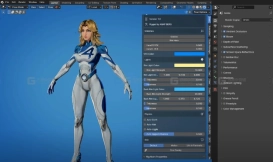 Invisible Woman 绑定模型（Marvel Rivals）- Invisible Woman Rig v1