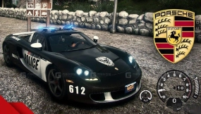 保时捷Carrera GT警车款 - Porsche Carrera GT Cop 3D model-97