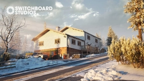 【UE】美国驱动  模块化冬季住宅（含室内设计）  American Drive   Modular Winter House with Interior
