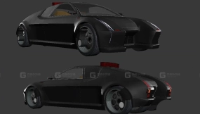 警官用车 - Officer's car 3D model-100