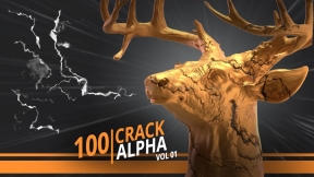 100张破损裂痕 100 Crack Alpha 