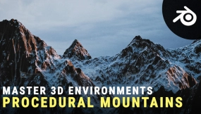 Skillshare – 在Blender中创建逼真山脉 - Skillshare – Create Realistic Looking Mountains in Blender
