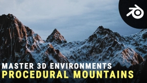Skillshare – 在Blender中创建逼真山脉 - Skillshare – Create Realistic Looking Mountains in Blender
