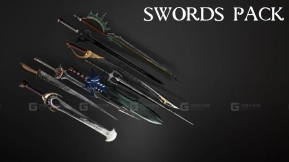 【UE】剑刃套装  Swords Pack