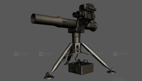 陶式反坦克导弹 Tow2 3D model-3