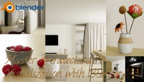 Blender室内可视化渲染教程 Master Architectural Visualization With Blender Create Stunning 3D Renders