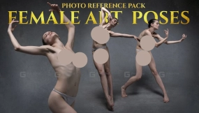 女性艺术姿势照片参考包 艺术家专用 1016张JPEG图片 Female Art Poses Photo reference pack for artists 1016 JPEGs
