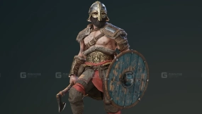 【UE】维京战士男性游戏人物角色 Bjorn Viking