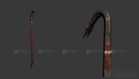 撬棍 3D模型-57 - Crowbar 3D model-57