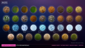 【UE】风格化250材质包  Stylized 250 Materials Bundle