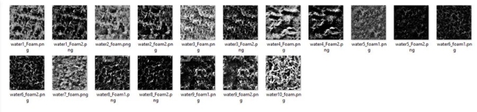 海洋水面波浪泡沫黑白深度贴图素材 DDTextures – Ocean Foam