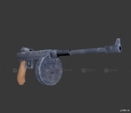 SMG-58冲锋枪-SMG-58 3D model