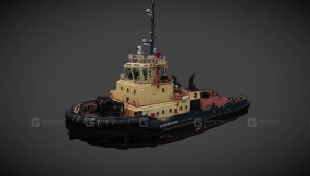 Svitzer Gelliswick - 渔船 3D 扫描 Fishing boat 3D Scan
