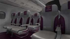 维斯塔拉航空经济舱内饰 Vistara flight economy class Interior
