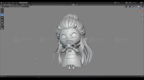 Blender可爱Q版敖丙建模教程 FlyCat – Chibi Character