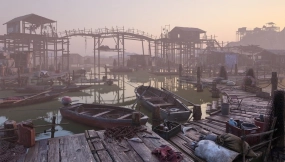 【UE】渔村场景  Fishing Village