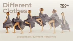 700张不同服装动作参考照片700+ Reference Photos - Different Clothes Sequential Movement