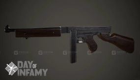 汤普森M1A1 3D模型-0 - Thompson M1A1 3D model-0