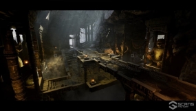 【UE】古庙遗址 Ancient Temple Ruins-Mountains Environment
