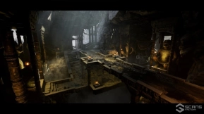 【UE】古庙遗址 Ancient Temple Ruins-Mountains Environment