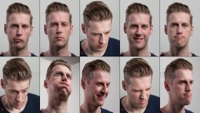 男性彼得人体面部表情参考素材 Male_Peter human face expression reference