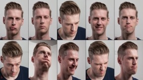 男性彼得人体面部表情参考素材 Male_Peter human face expression reference