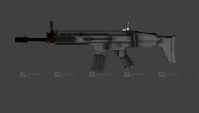 FN SCAR-L轻型突击步枪 FN SCAR-L 3D model