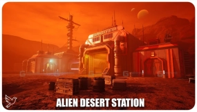 【UE5.1】外星沙漠空间站  Alien Desert Station
