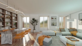 场景-西班牙马德里热那亚建筑空间 - Scene- Architectural Room Genova Madrid Spain